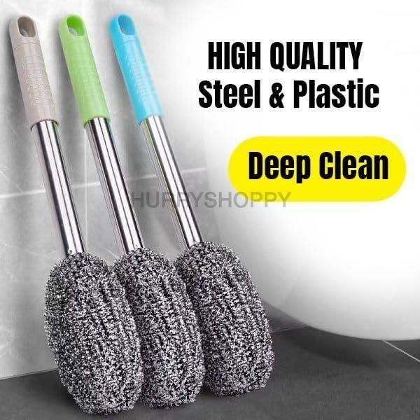 Bottle Jar Toilet Cleaner Brush Scrubber - Buy 1 Get 1 Free